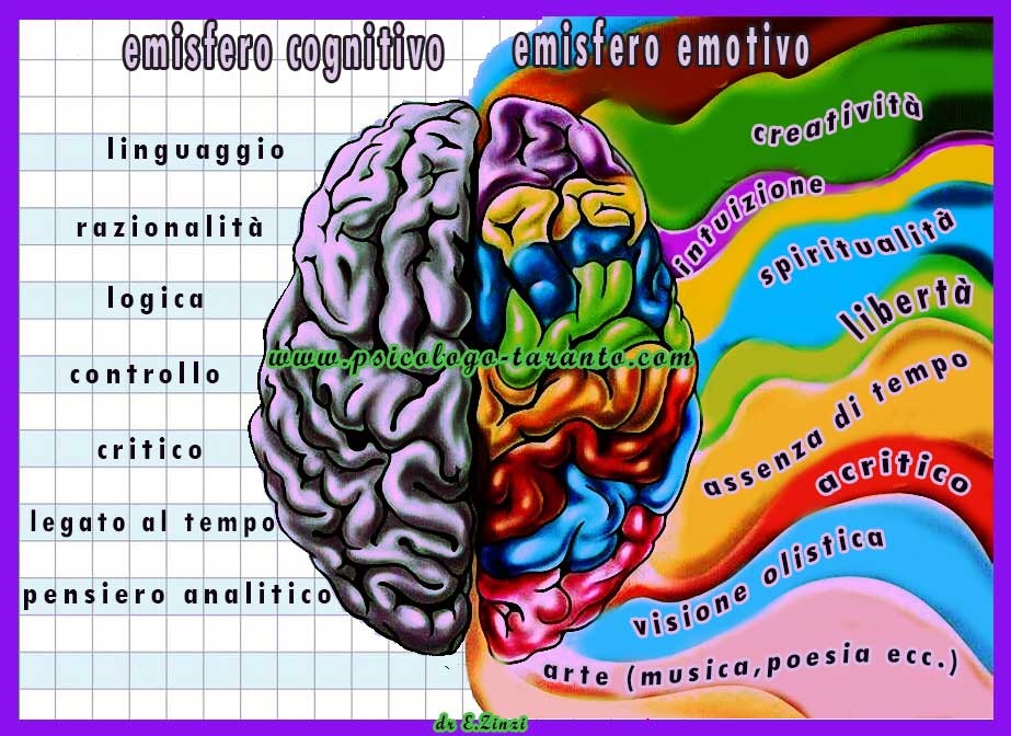 Ictus Emisfero Destro E Sinistro Differenze CERVELLO DESTRO (ARTISTA) E SINISTRO (INGEGNERE) CHI COMANDA