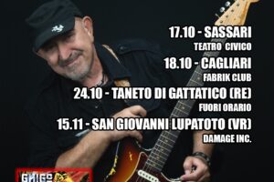 Continuano i live di Ghigo Renzulli dal 17 ottobre 2025